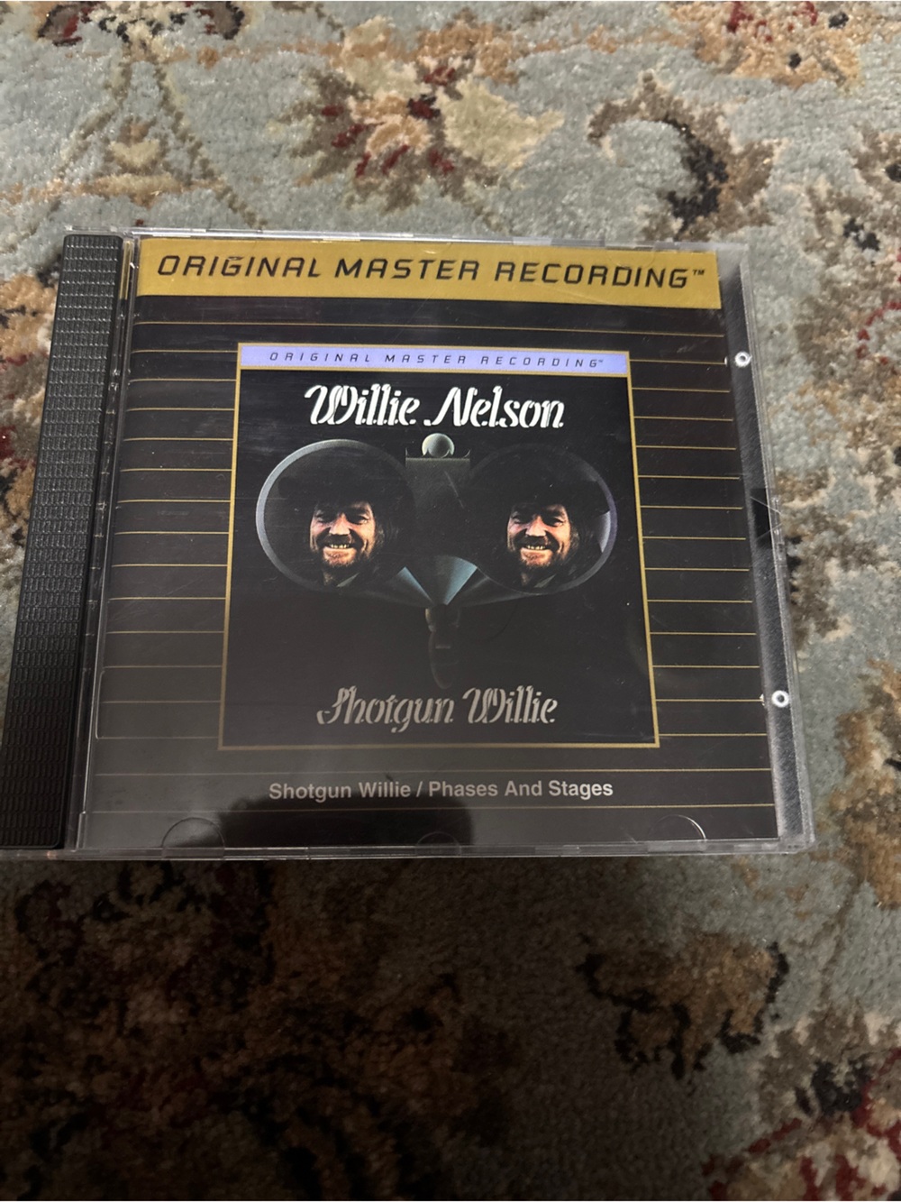 Rare 24k Gold Plated Willie Nelson "Shotgun Willie" CD Original Master Recording